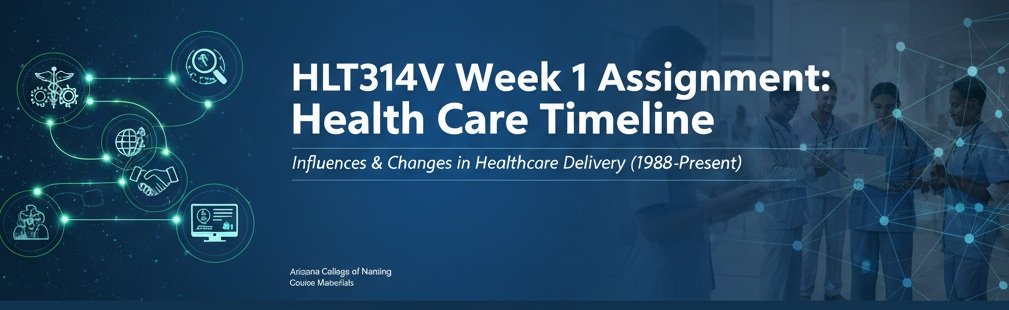 HLT314V Week1 Assignment Health Care Timeline
