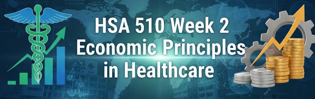 HSA 510 Week 2 Economic Principles in Healthcare