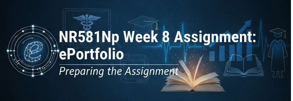 NR581Np Week 8 Assignment: ePortfolio
