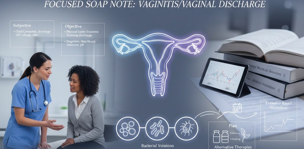 Focused SOAP Note Vaginal Discharge Assignment Instructions